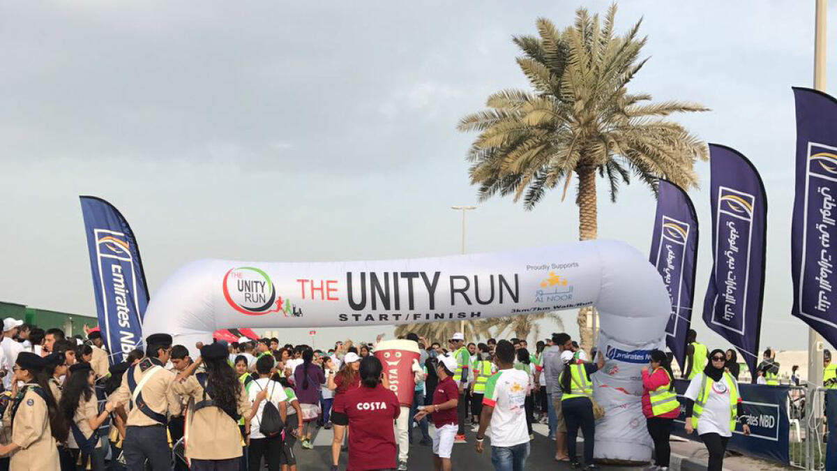 Dubai residents unite, run for a noble cause