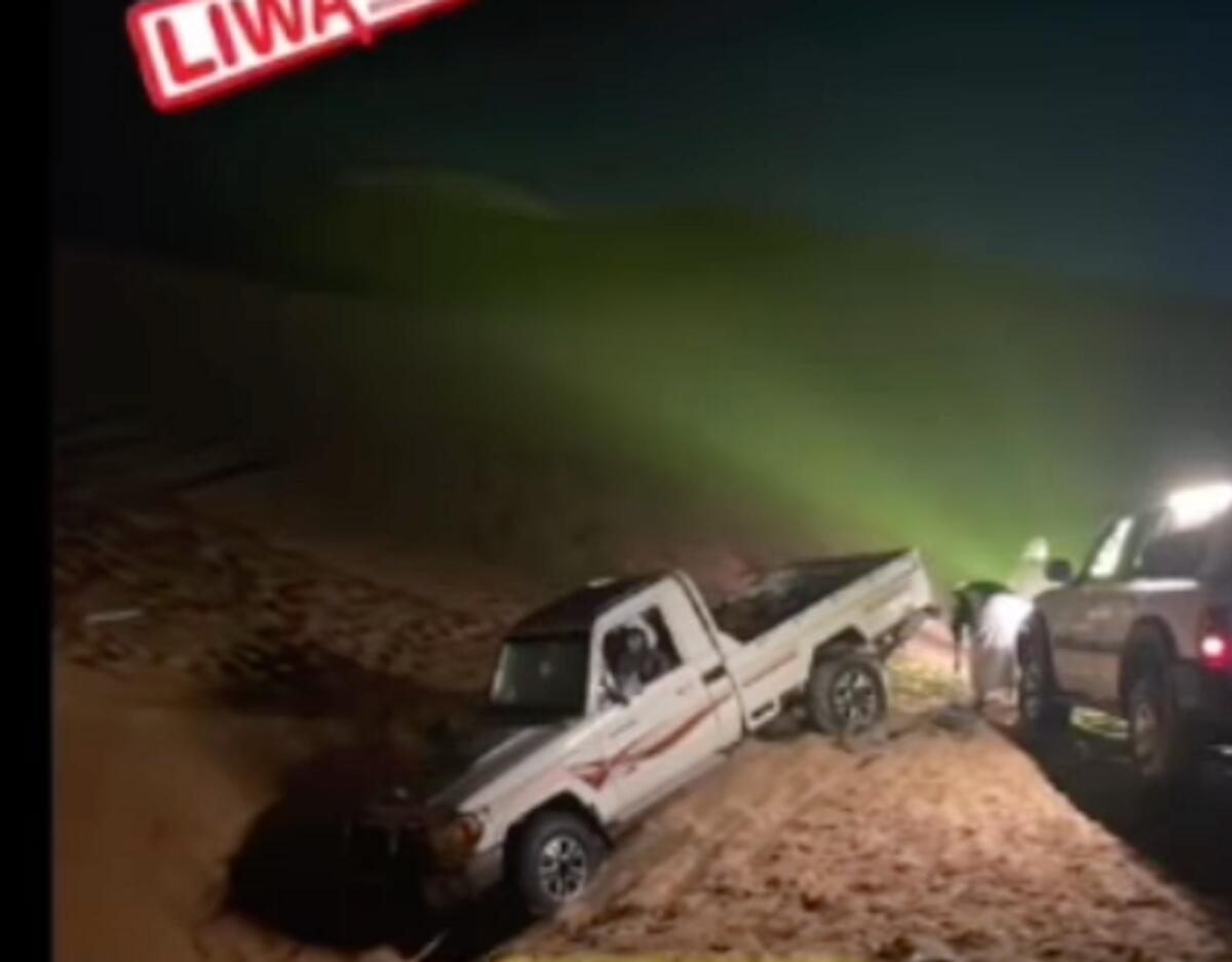 Screengrab from a video shared by the UAE Rescue Group on Instagram.