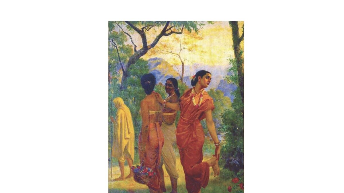 Shakuntala by Raja Ravi Verma