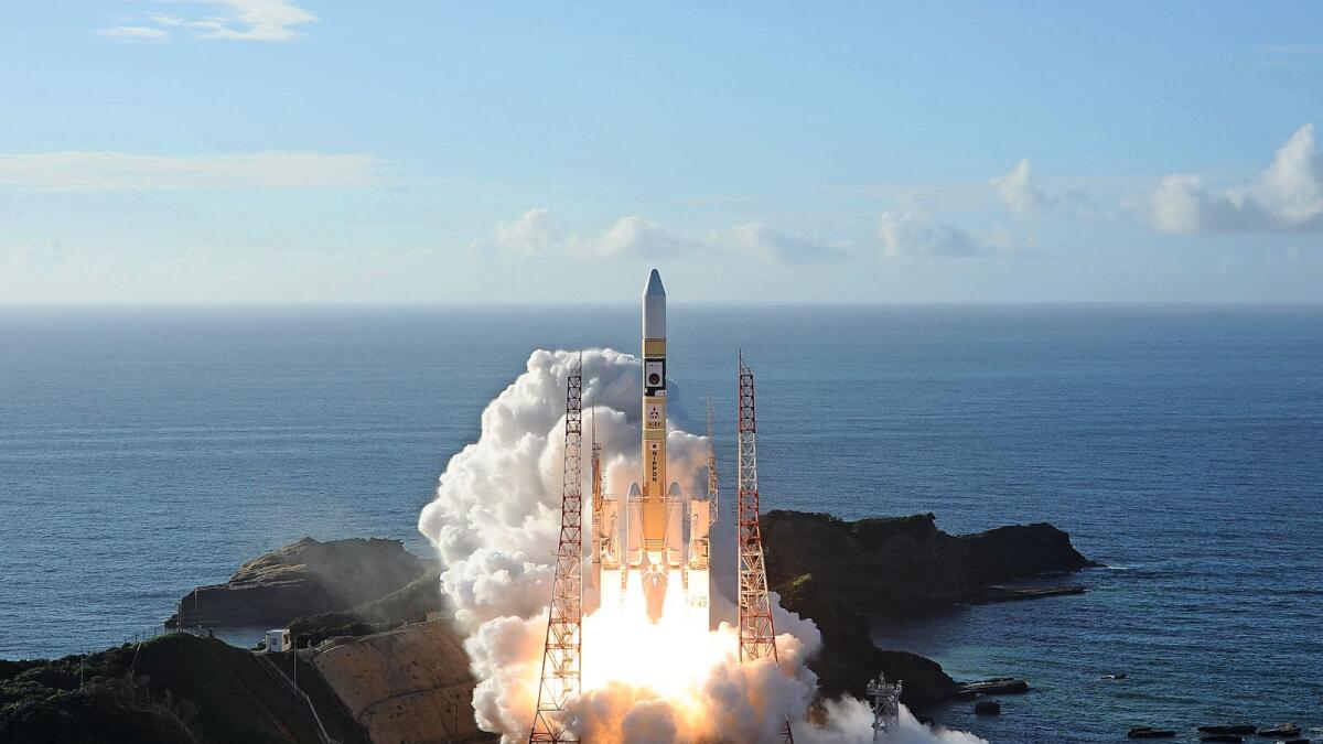Hope Probe known as 'Al-Amal' in Arabic, developed by the Mohammed Bin Rashid Space Centre in the UAE launched from Tanegashima Space Centre in southwestern Japan.
