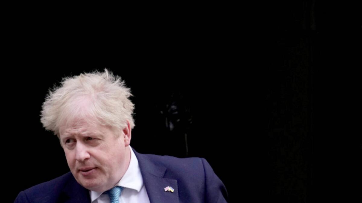 British Prime Minister Boris Johnson. — AP