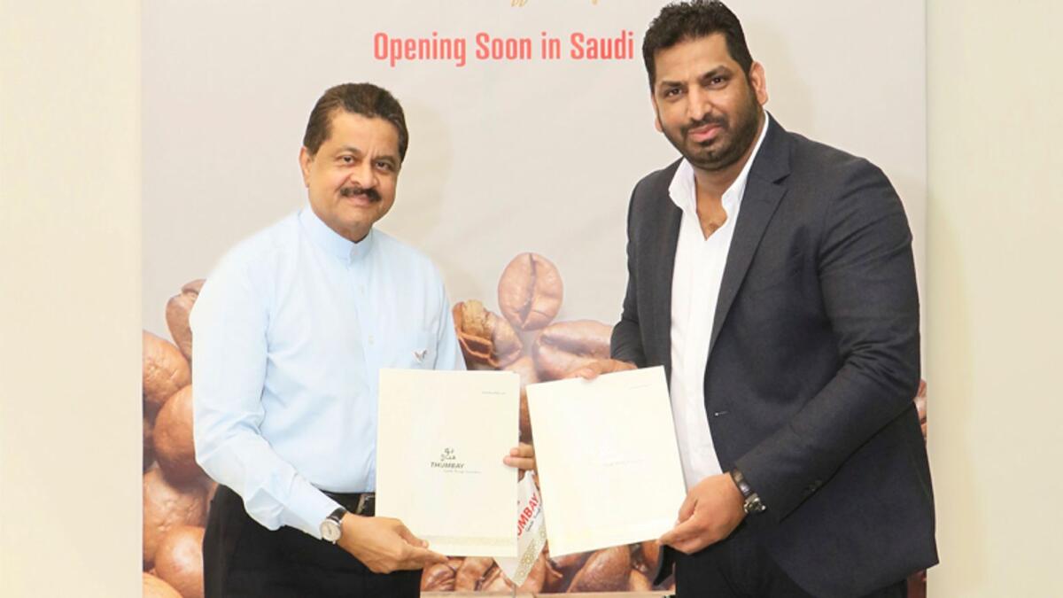 Agreement signed between Thumbay Hospitality division &amp; Sultan Saad Seed Al Qahtani Trading Est