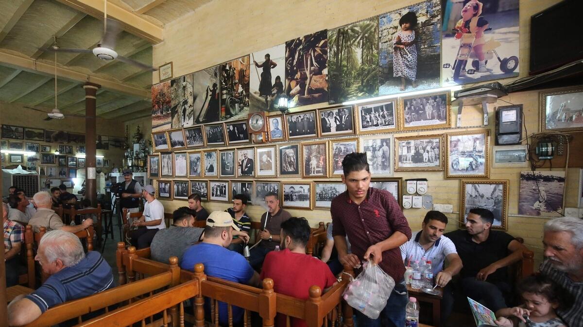 Iraq cafe marks 100 years as intellectual hub