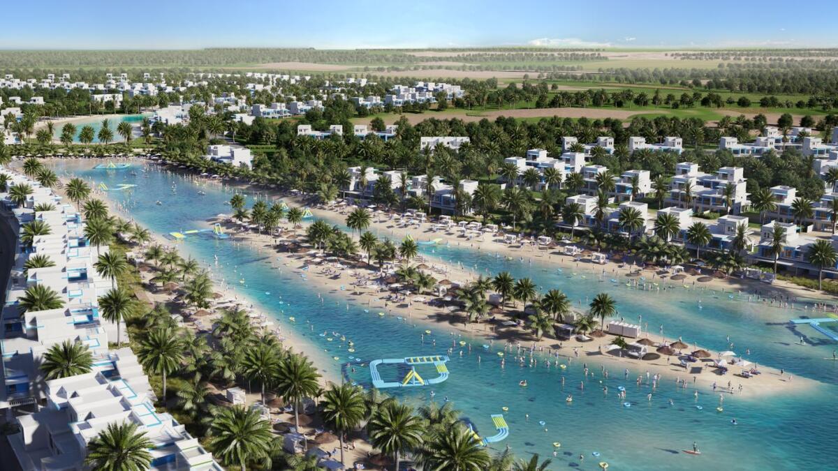 The villas and townhouses will be built around extravagantly large lagoons with white-sanded beaches and each town will have a unique theme with a diverse range of amenities. — Supplied photo