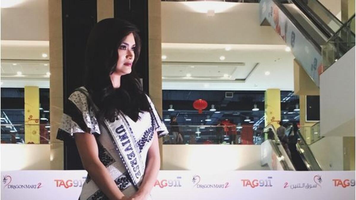 Miss Universe stuns during Dubai visit	