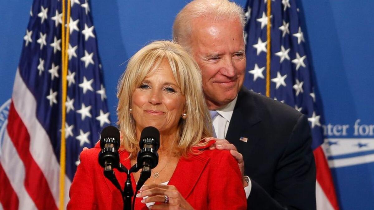 US President Joe Biden and wife Jill Biden. — AP file