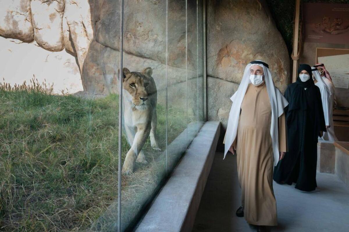 Sharjah Ruler inaugurating Sharjah Safari at Al Bardi Reserve in Al Dhaid. Photo: Twitter/HH Sheikh Dr. Sultan