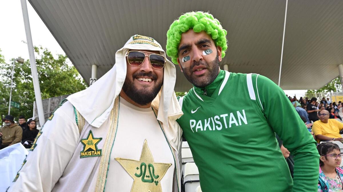 Pakistan fans. — AFP