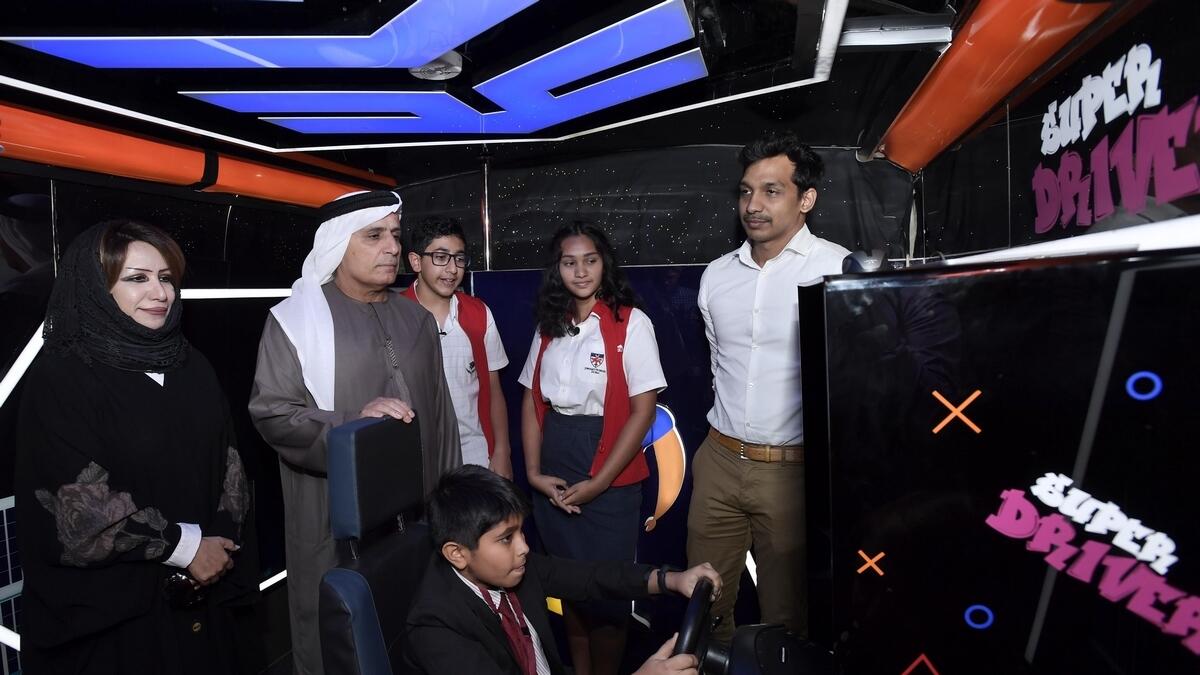 Dubai Smart Safety Bus to promote students traffic awareness