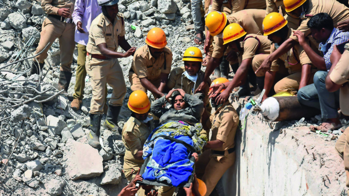 3 rescued 3 days after building fall in Karnataka