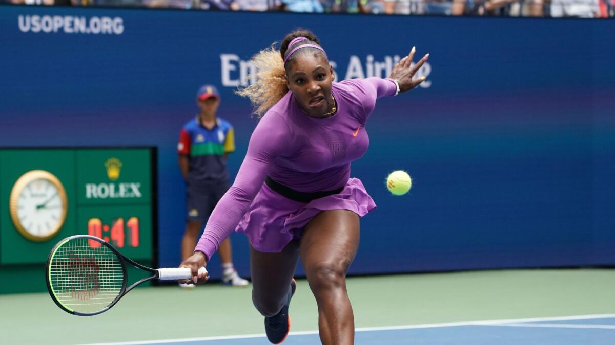 Serena Williams is recovering from oral surgery. — AFP