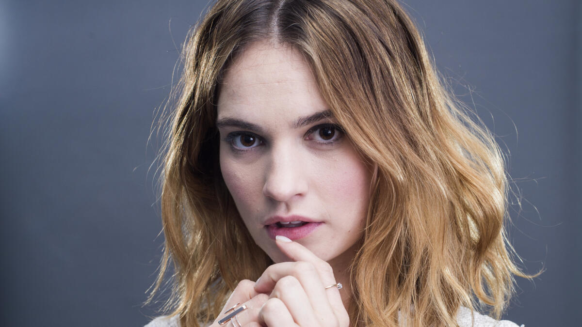 Shes this tragic heroine: Lily James