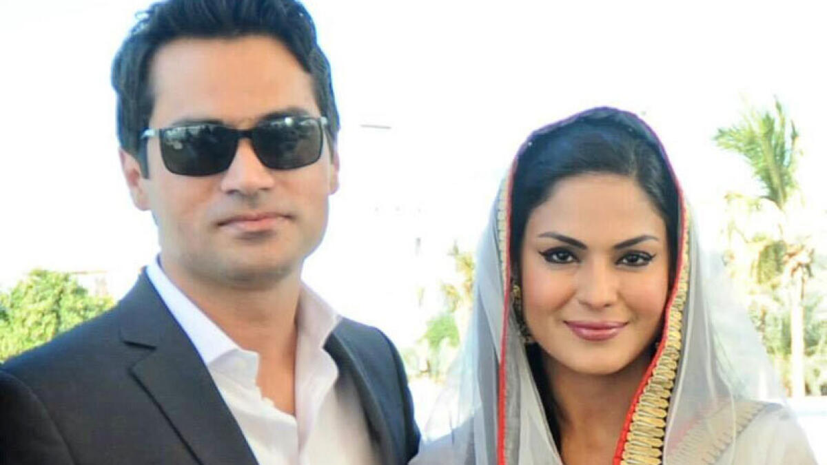 Asad Bashir and Veena Malik