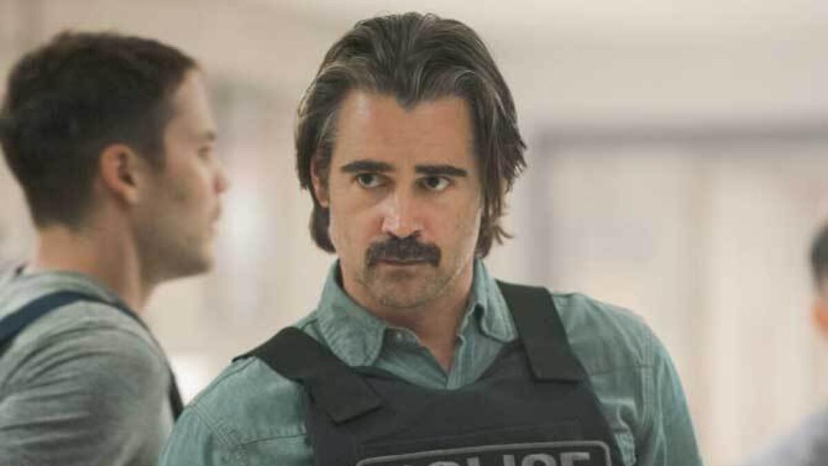 Colin Farrell gets down to business in True Detective