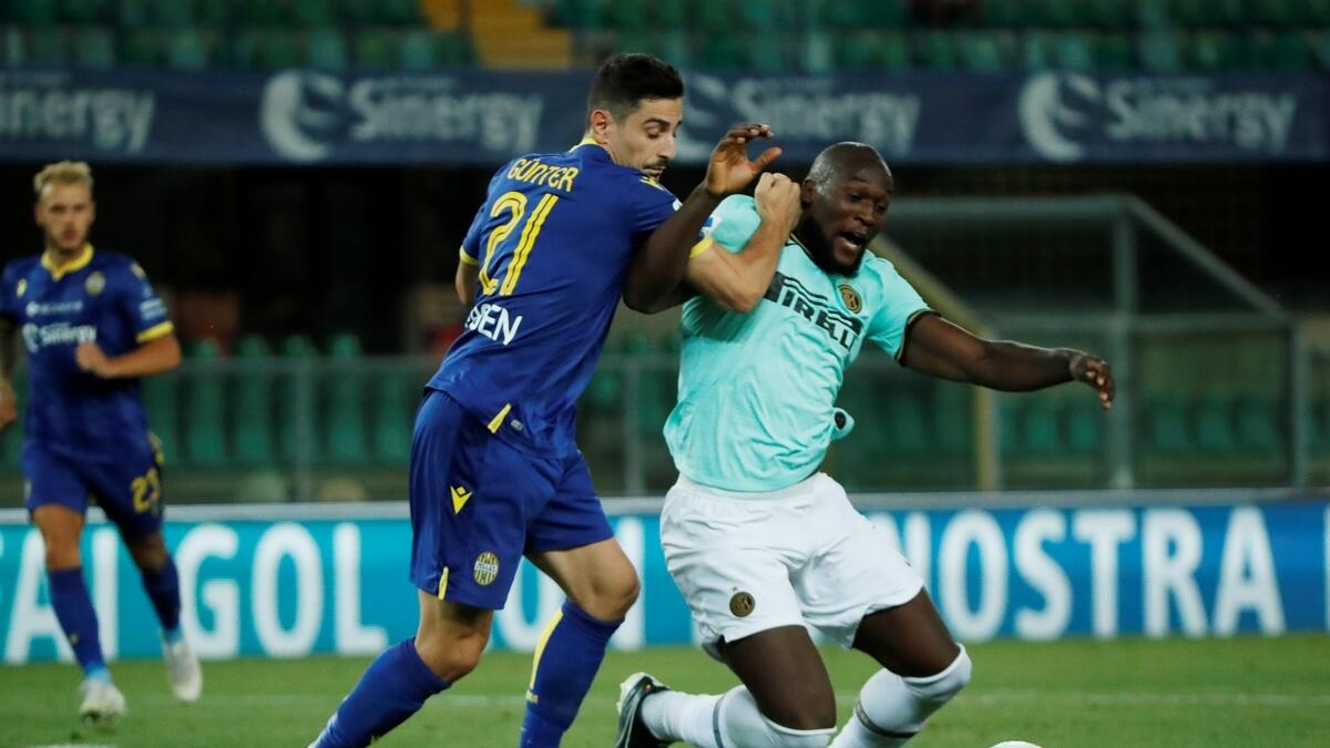 Inter Milan, 2-2 draw, Verona, Serie A