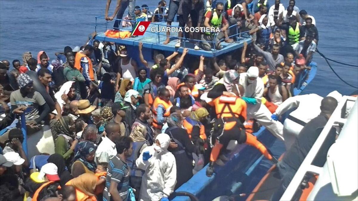 Libya rescues 121 migrants adrift at sea