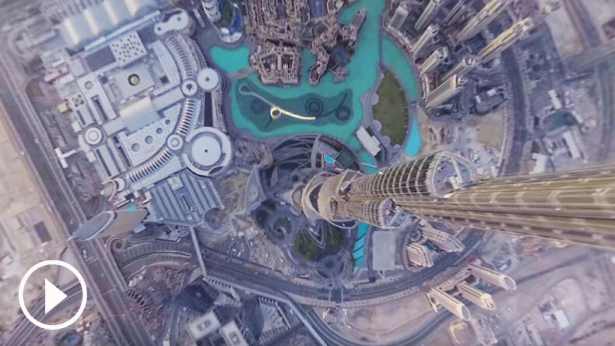 WATCH: What it is like to jump from the Burj Khalifa