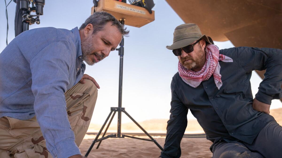 Denis Villeneuve and team caught in action on sets of 'Dune: Part Two'