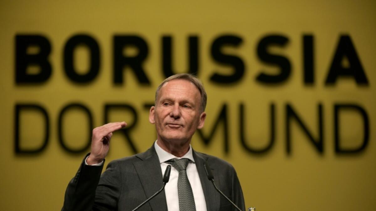 Borussia Dortmund CEO Hans-Joachim Watzke. - AFP file