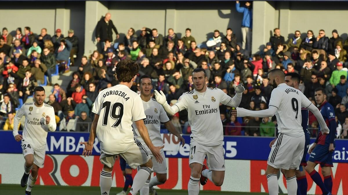 Bale strike gives Madrid narrow win over struggling Huesca