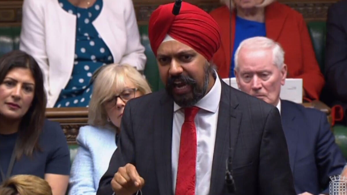 Sikh lawmaker shames UK PM over burqa remark