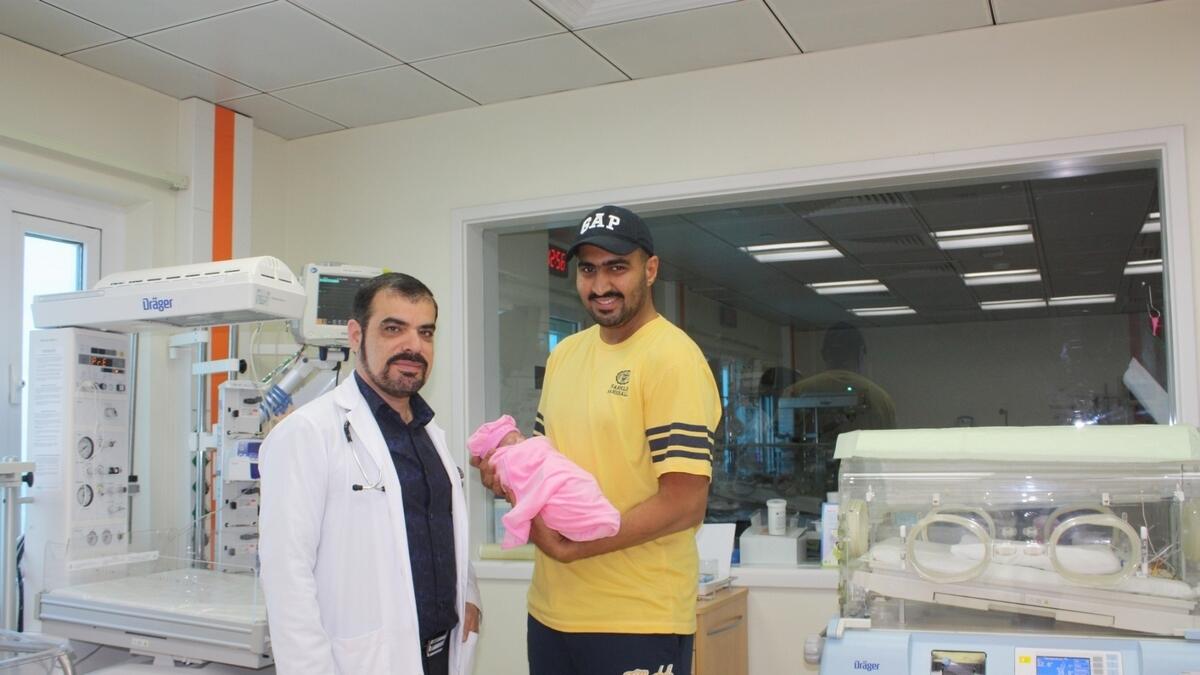 Born small at just 600g, baby girl Noura now has a big chance at life