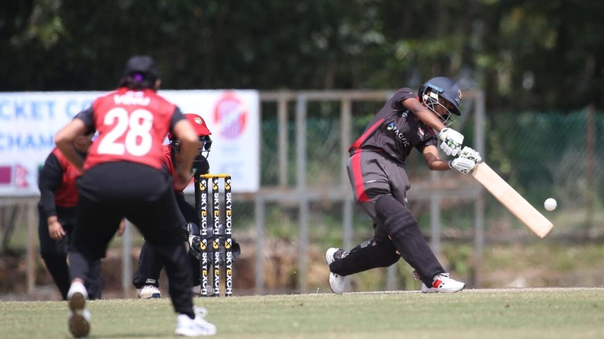 The UAE U-19 team in action. Photo: Supplied