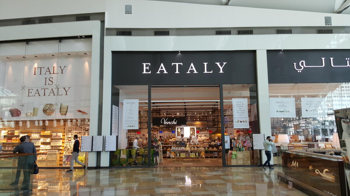 Eataly has opened its second outlet in Dubai in Dubai Festival City. The food chain has 28 stotes globally, with outlets in New York, Japan, Brazil and Europe. 