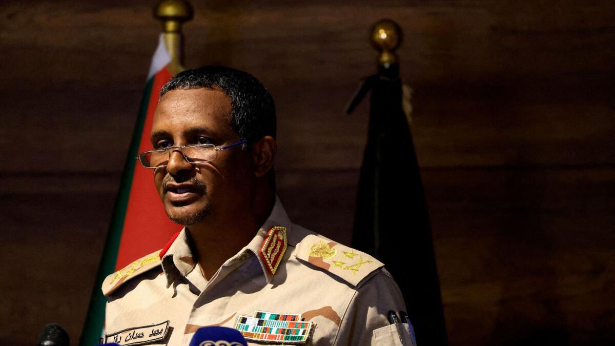 General Mohamed Hamdan Dagalo. — Reuters file