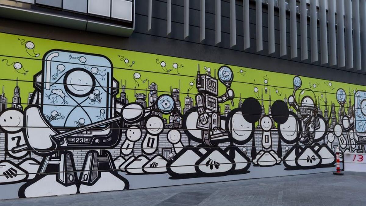 Dubai street art turns urban sprawl into open-air museum