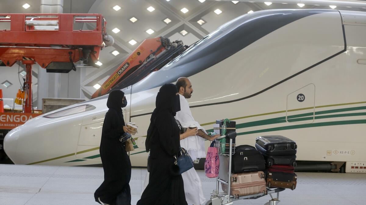 Good news, Umrah pilgrims, Saudi, Al-Haramain, high-speed train, transport ministry 
