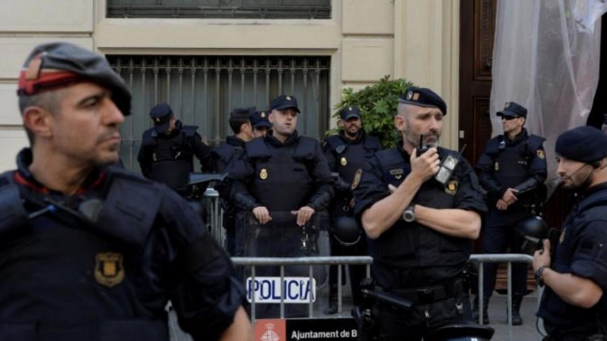 Man with knife killed in Spain police station attack