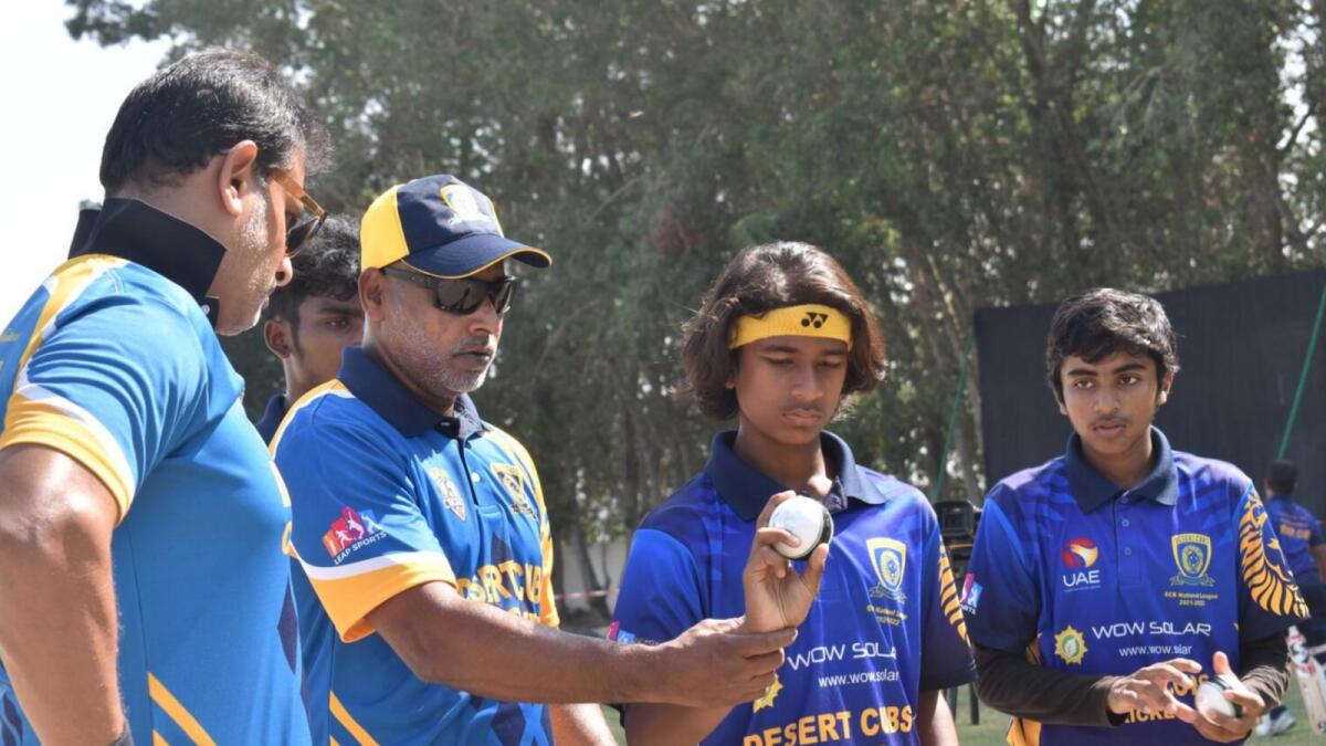 Sri Lankan fast bowling legend Chaminda Vaas also conducted a coaching session at the Desert Cubs Sports Academy this year