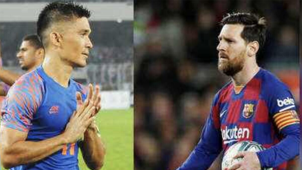 India's Sunil Chhetri and Lionel Messi will be part of a team of 28 players involved in the video campaign to be published in 13 languages