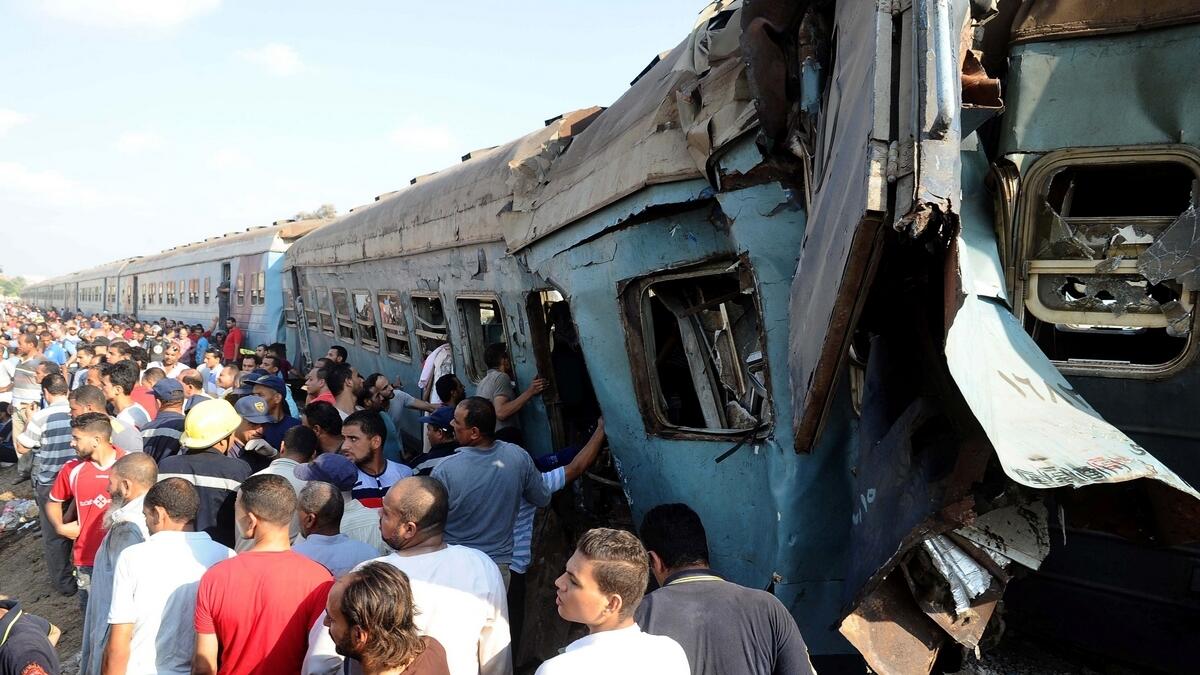 Egypt train crash toll hits 41