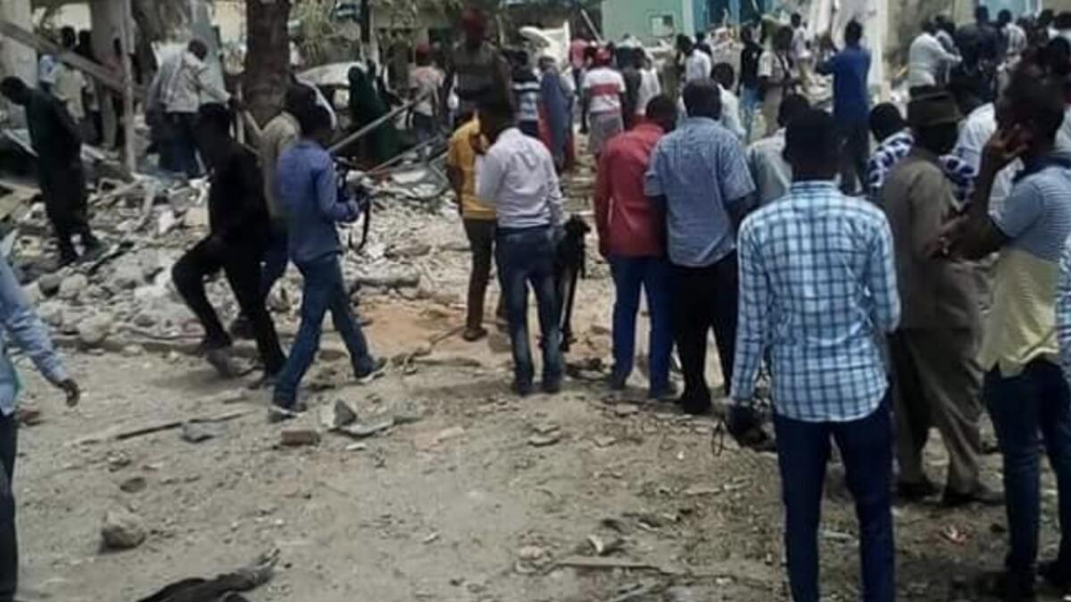 Four dead in blast at district headquarters in Somali capital 