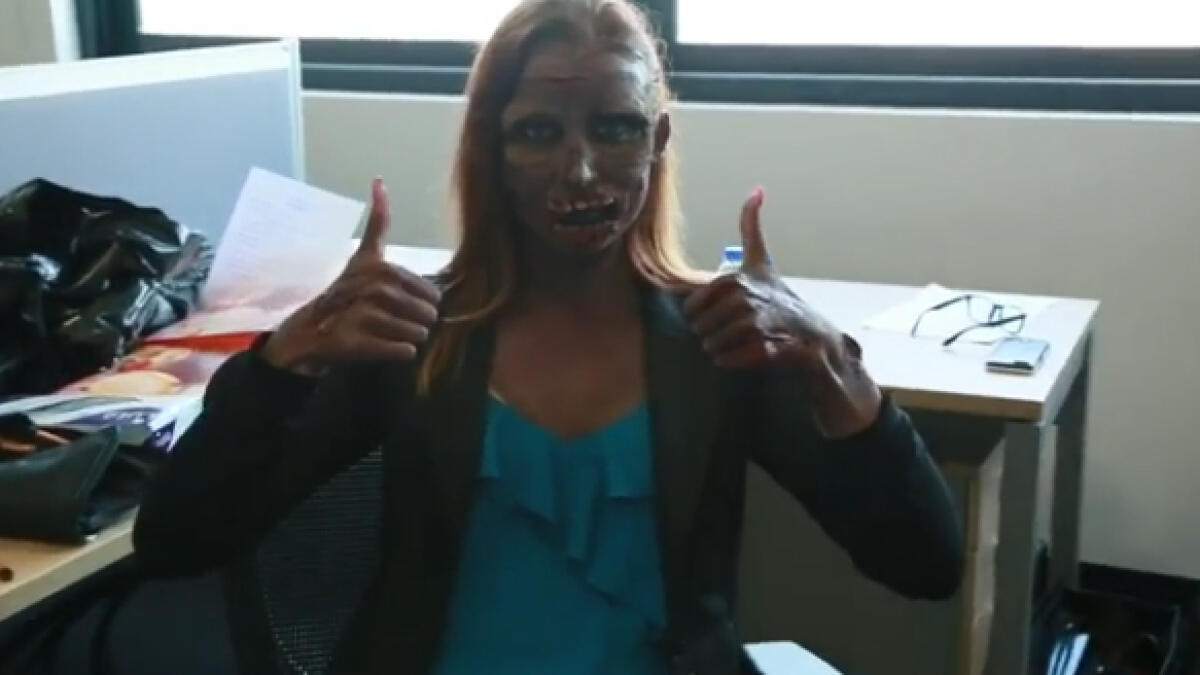 WATCH: Making of a zombie, right here in Dubai