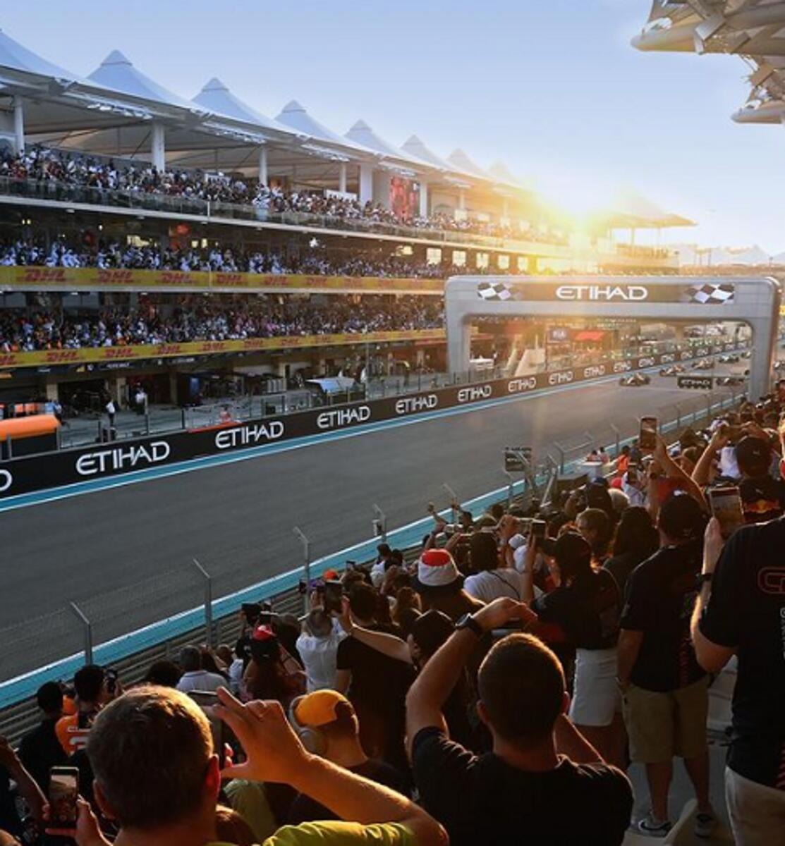 The Abu Dhabi Grand Prix continues to build a loyal and passionate fanbase,  - Instagram