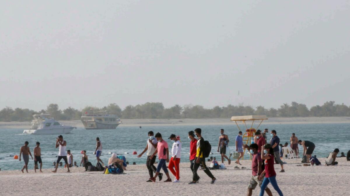 Abu Dhabi Corniche beach. — File photo