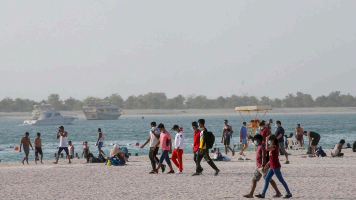 Abu Dhabi Corniche beach. — File photo