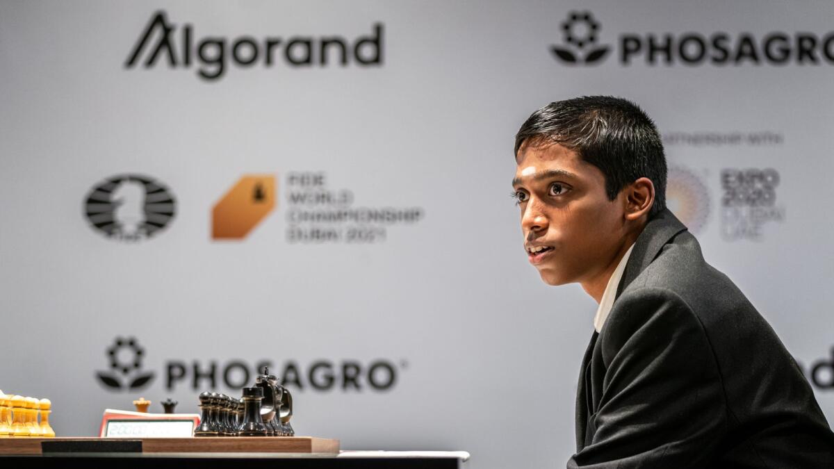 Indian prodigy Rameshbabu Praggnanandhaa. — FIDE