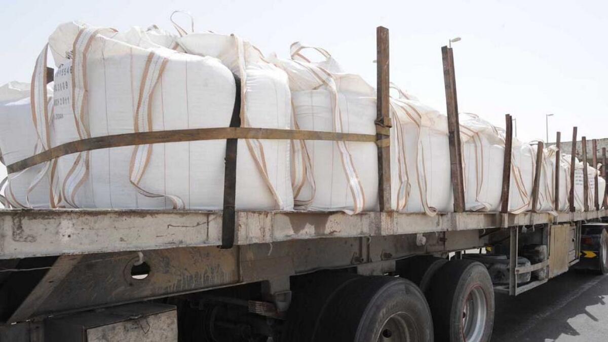 Sometimes, UAE-bound goods are stuck at the border as they do not meet quality standards and specifications. 
