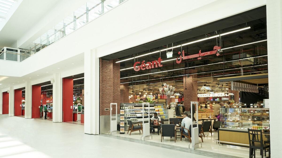 A Geant hypermarket at the Dubai Hills Mall. Personal wellness and home cooking iterms are in strong demand this Ramadan. - Supplied photo