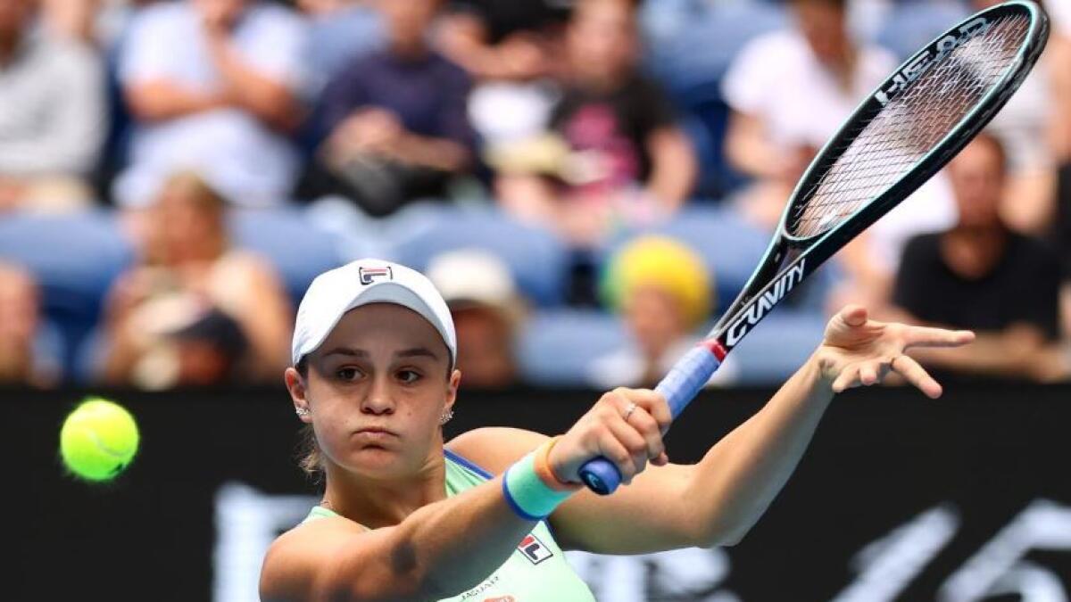 Ash Barty hasn't had the chance yet to defend her French Open title because all elite tennis competition is shuttered