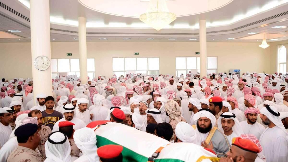 Martyred UAE soldier Saeed Al Kaabi laid to rest in Fujairah