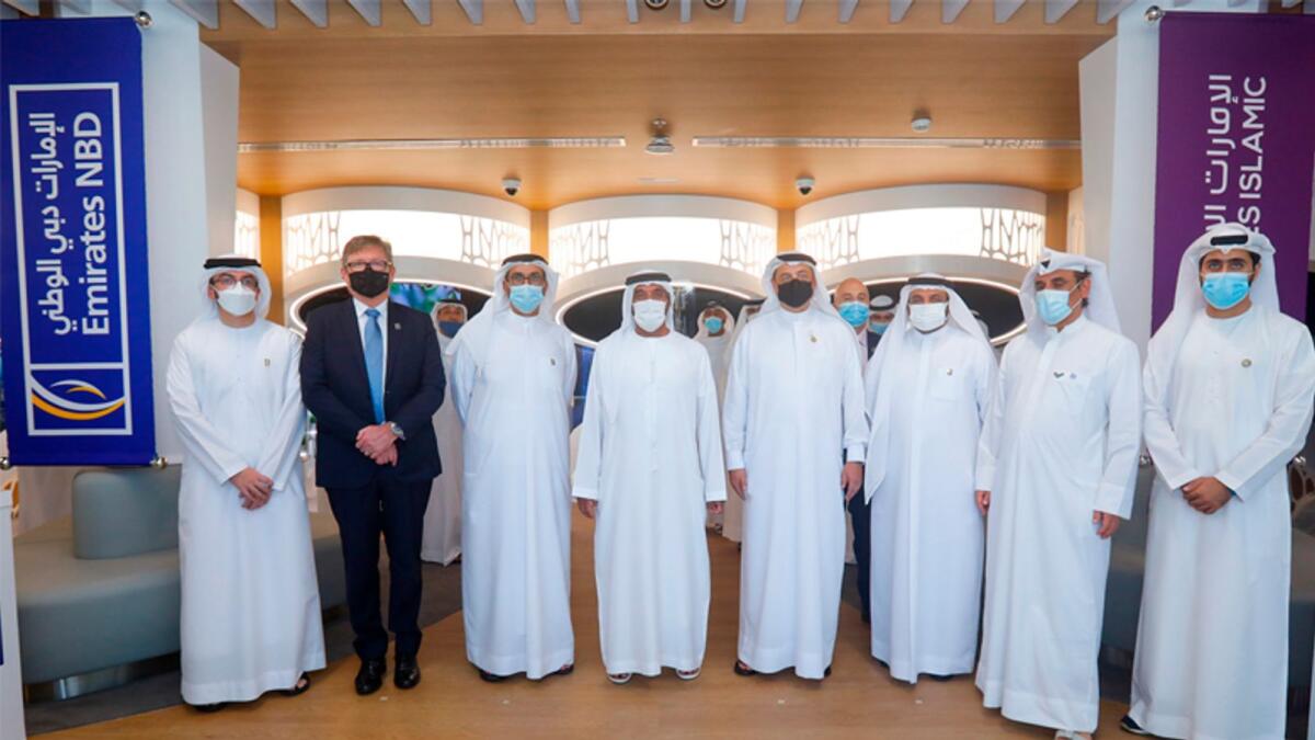 Sheikh Ahmed bin Saeed Al Maktoum at unveiling of 'future of global banking' at Expo 2020 Dubai. — Supplied photo