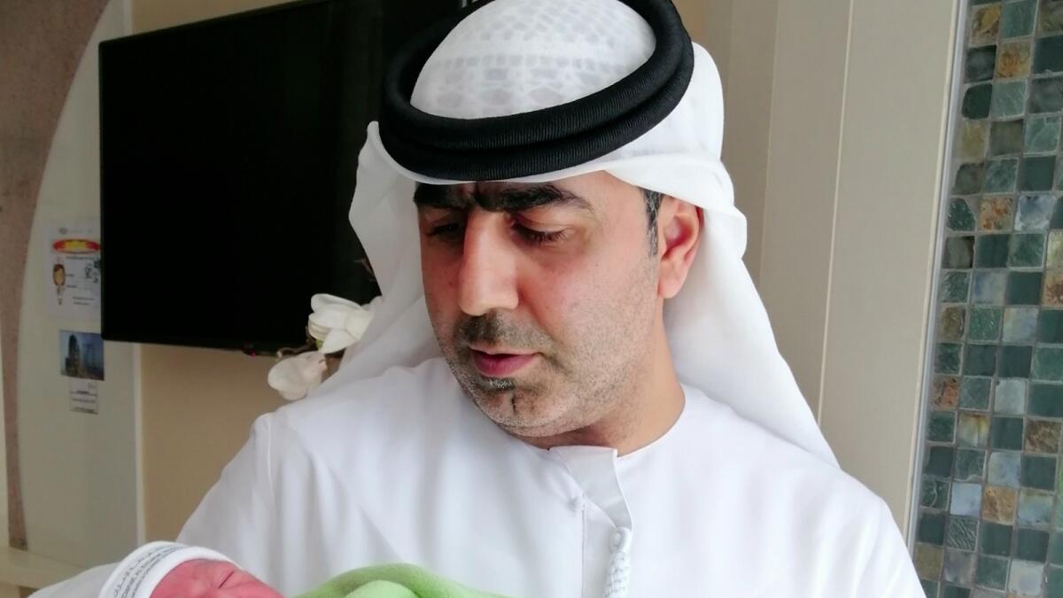 Baby Zayed at the Danat Al Emarat Hospital for Women &amp; Children in Abu Dhabi