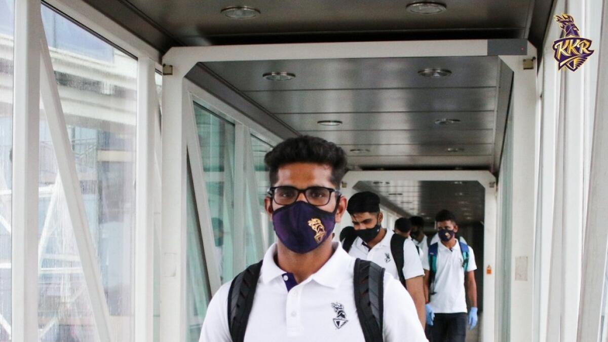 While the Kolkata Knight Riders jetted into Abu Dhabi later in the evening.