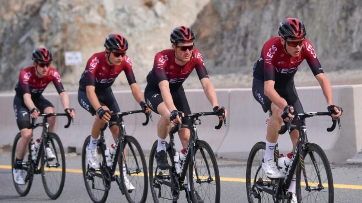 INEOS ace Chris Froome at the UAE Tour. - AFP file