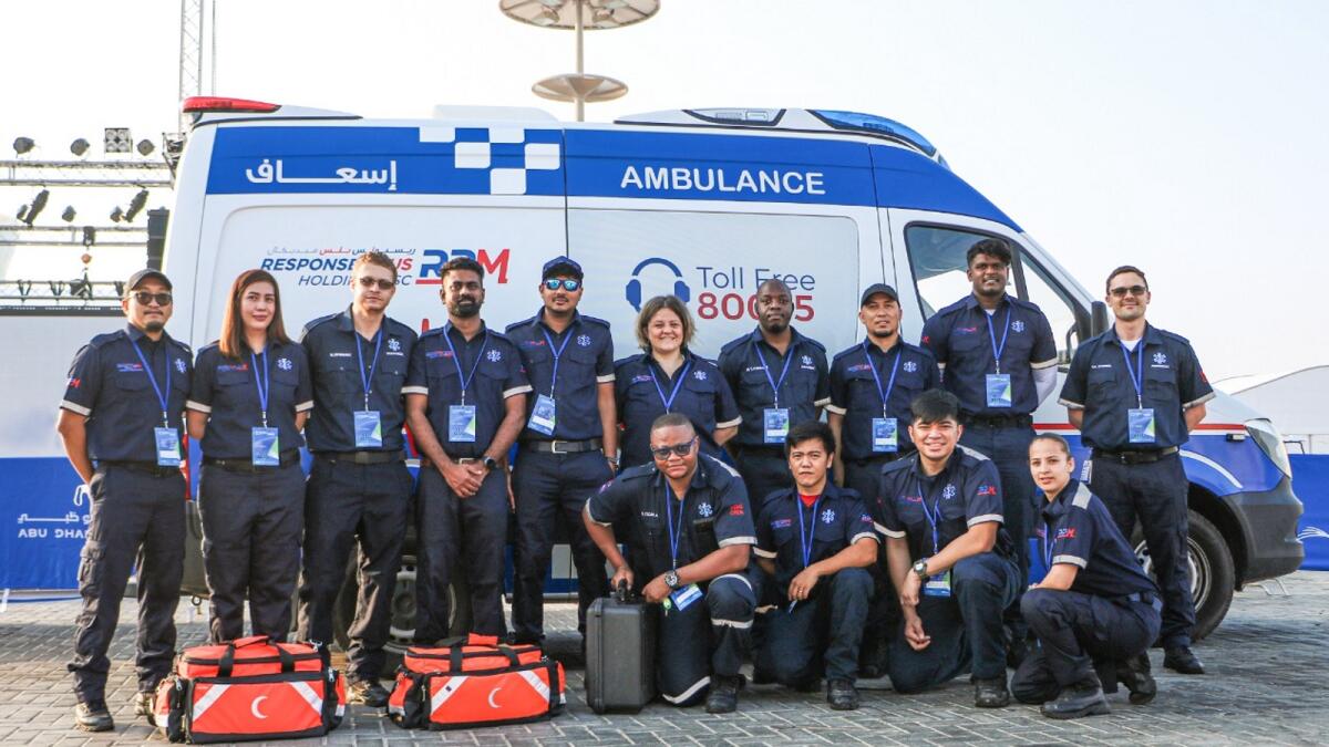 The RPM paramedics team at the Asia Cup. — Supplied photo